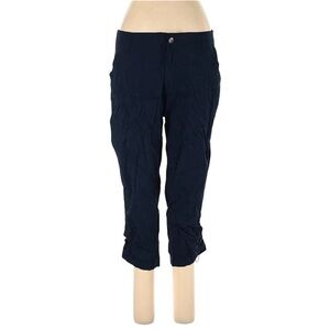 Khombu Women’s Black Capri Pants Adjustable length Size Small